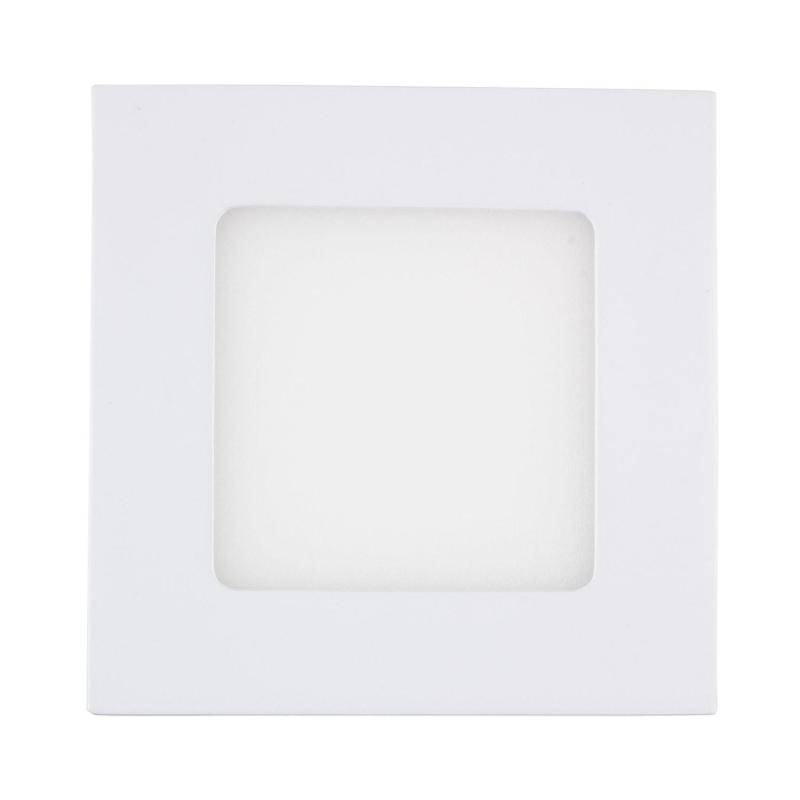 Placa LED 6W Cuadrada SuperSlim Corte 105x105 mm