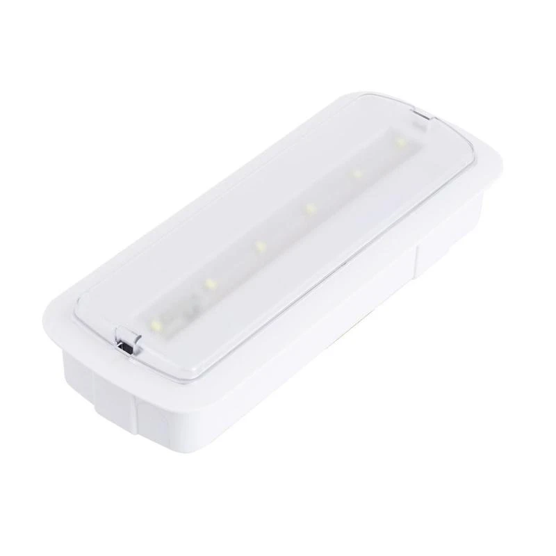Luz Emergencia LED 3W 200lm Permanente/No Permanente 3 Horas de Autonomía
