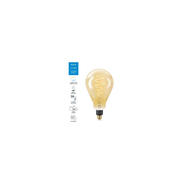 Bombilla Filamento LED E27 6.5W 390 lm PS160 WiFi + Bluetooth Regulable CCT Seleccionable WIZ