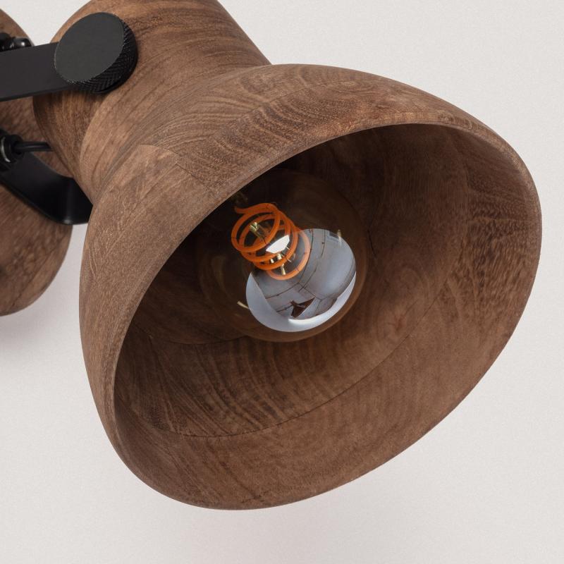 Aplique de Pared Madera Dallas ILUZZIA