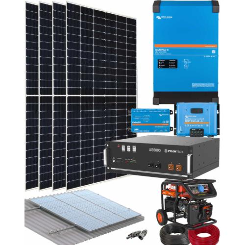 Kit Solar Litio Pylontech 4,8kWh 3000W 9900Whdia