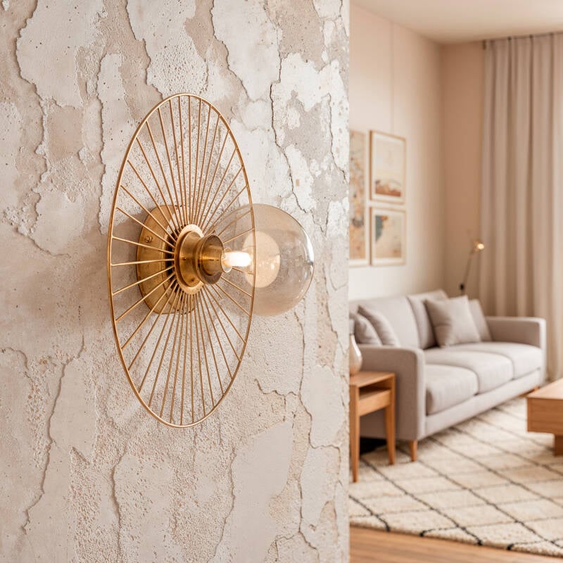 Aplique de Pared Metal Dharma