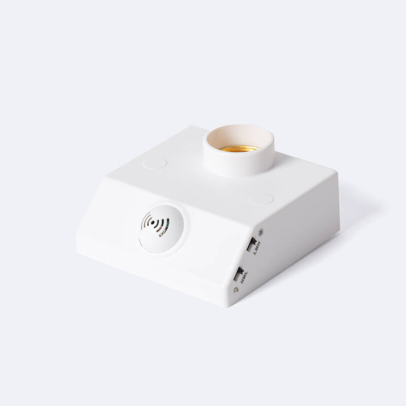 Sensor de Sonido Crepuscular de Pared para Bombillas E27