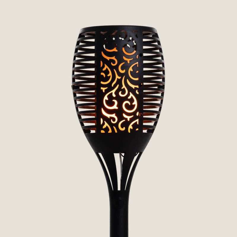 Antorcha LED Solar Efecto Llama con Pincho 1W 78cm