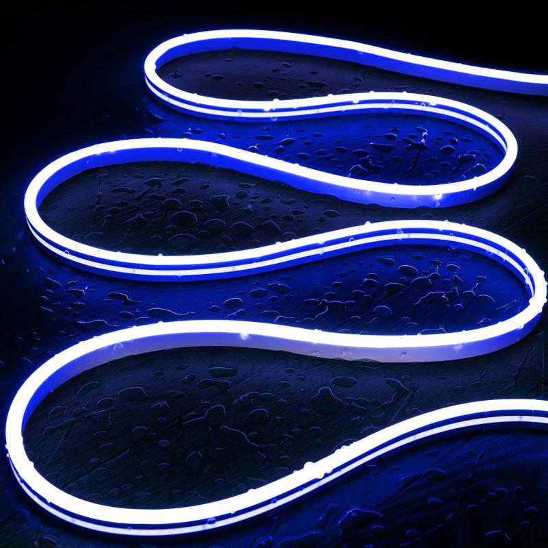 Tira LED Neón 48V Azul 8W/m Corte 5cm IP65 NFLEX6 a Medida