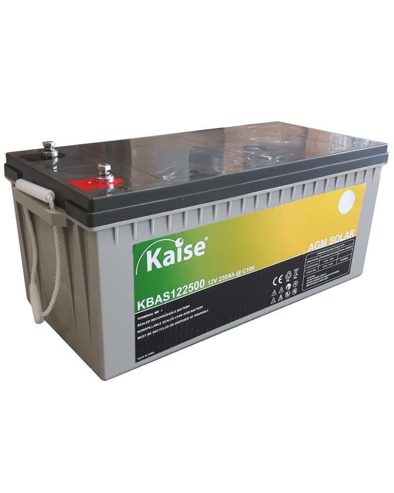 Batería AGM 250Ah 12V Kaise