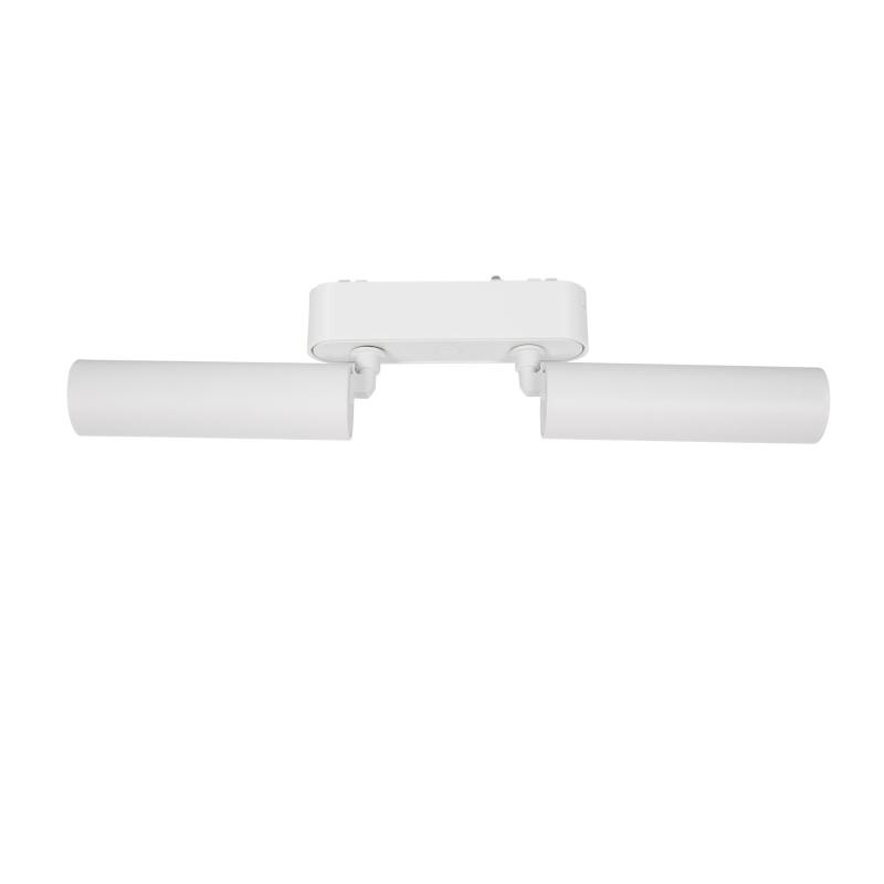 Foco Carril LED Magnético 25mm SuperSlim Doble 14W 48V Blanco