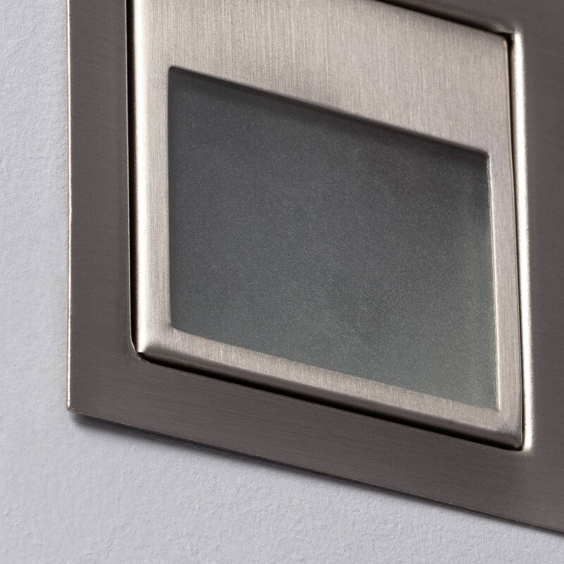 Baliza de Pared LED 1.5W Empotrable Acero Larry