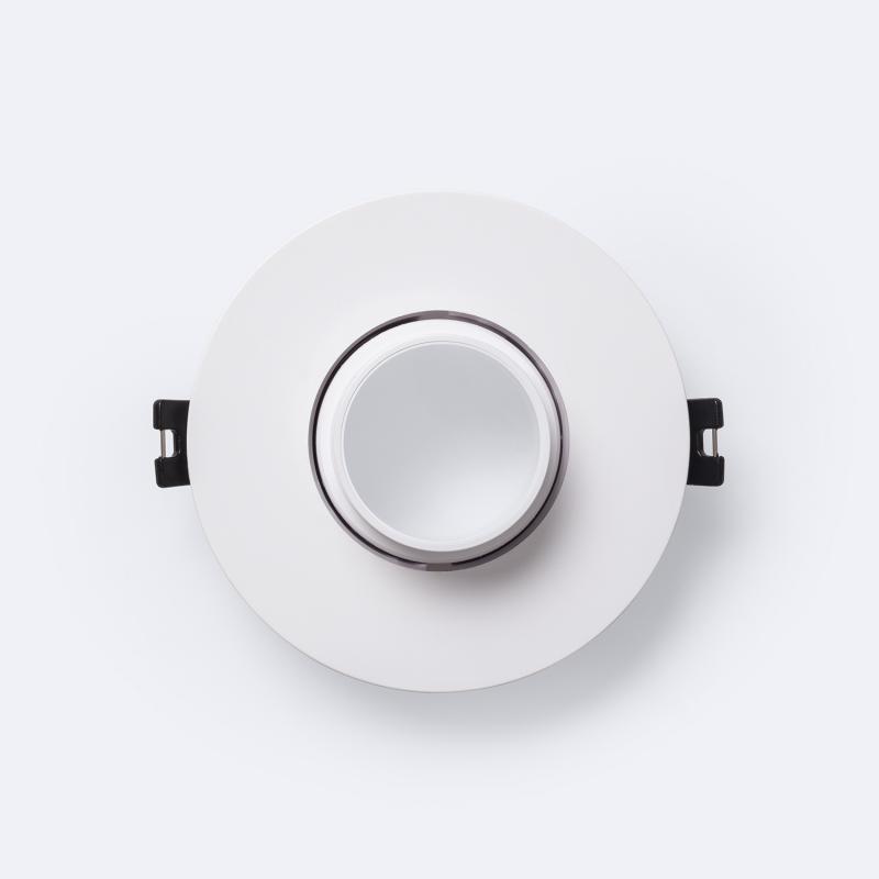 Aro Downlight Circular Basculante Bajo UGR para Bombilla LED GU10 / GU5.3 Corte Ø85mm Suefix