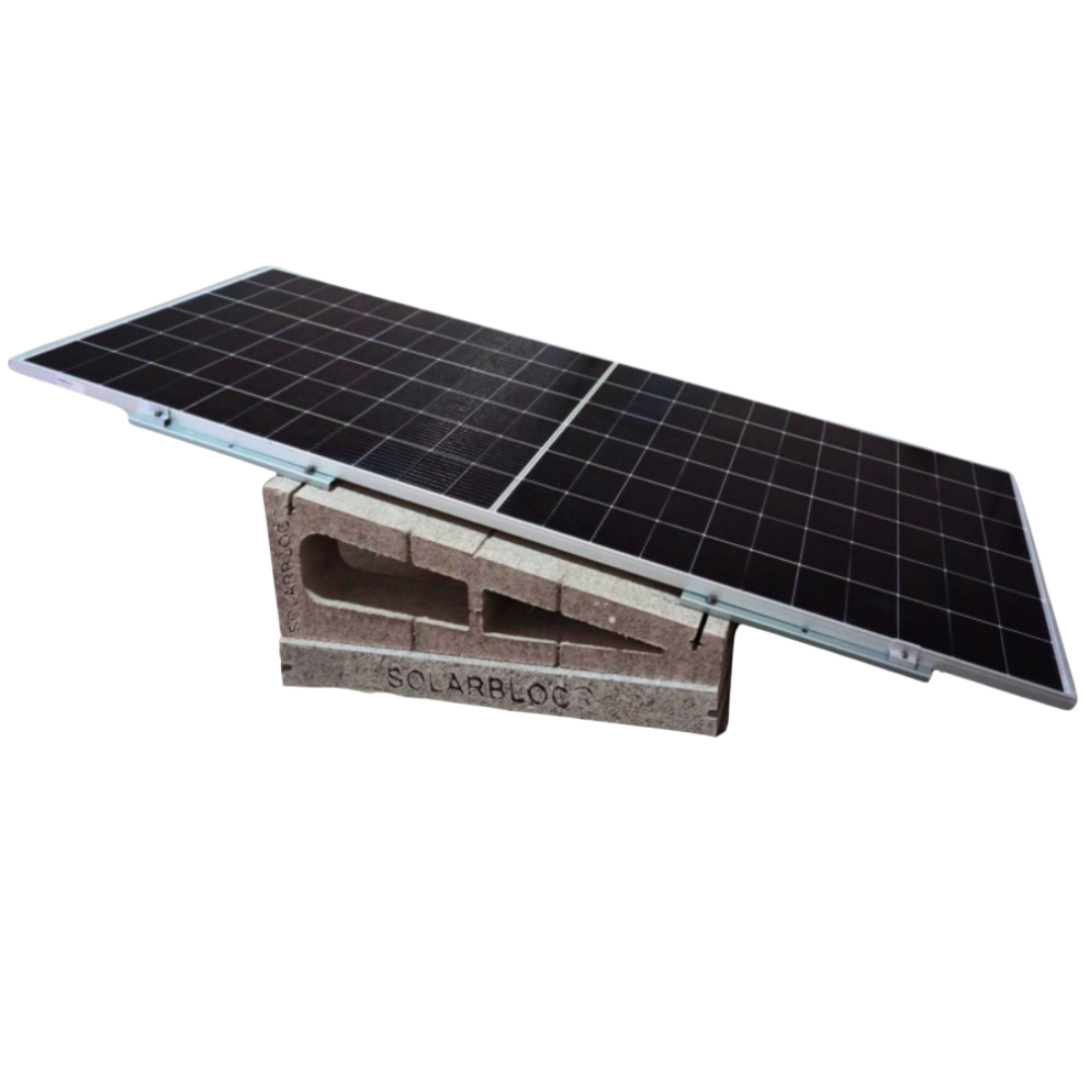 Kit de Prolongación de Carriles Solarbloc 500mm para Estructura Paneles Solares