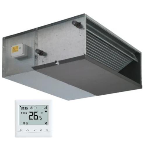 Fancoil Conductos tubos tomas a la derecha UTA 1430-D1 con filtro de aire y termostato programable WiFI