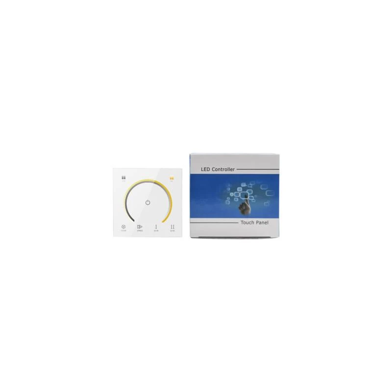 Controlador Regulador Pared Táctil para Tira LED 12/24V DC CCT