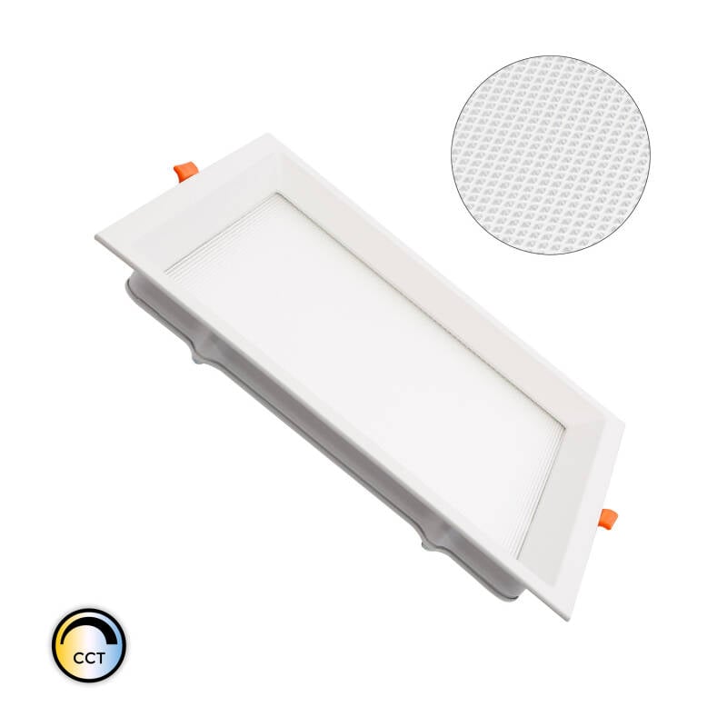 Placa LED 16W Cuadrada CCT Seleccionable Microprismático LIFUD Corte 150x150 mm