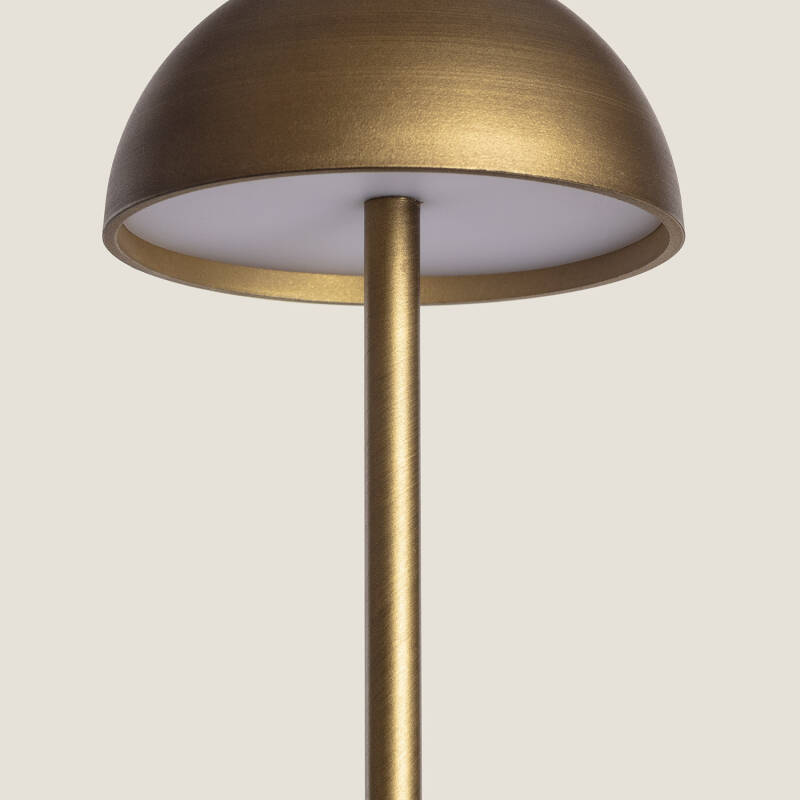 Lámpara de Mesa LED Portátil para Exterior Metal con Batería Recargable Pirinoa