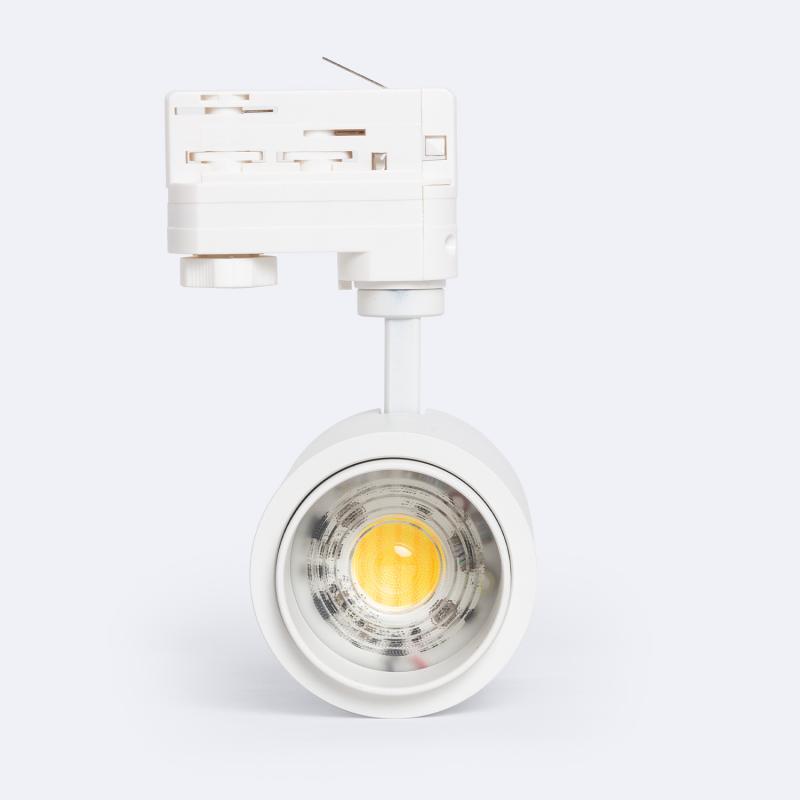 Foco Carril LED Trifásico 20W Pulyx Regulable CCT Seleccionable Multiángulo 15-60º