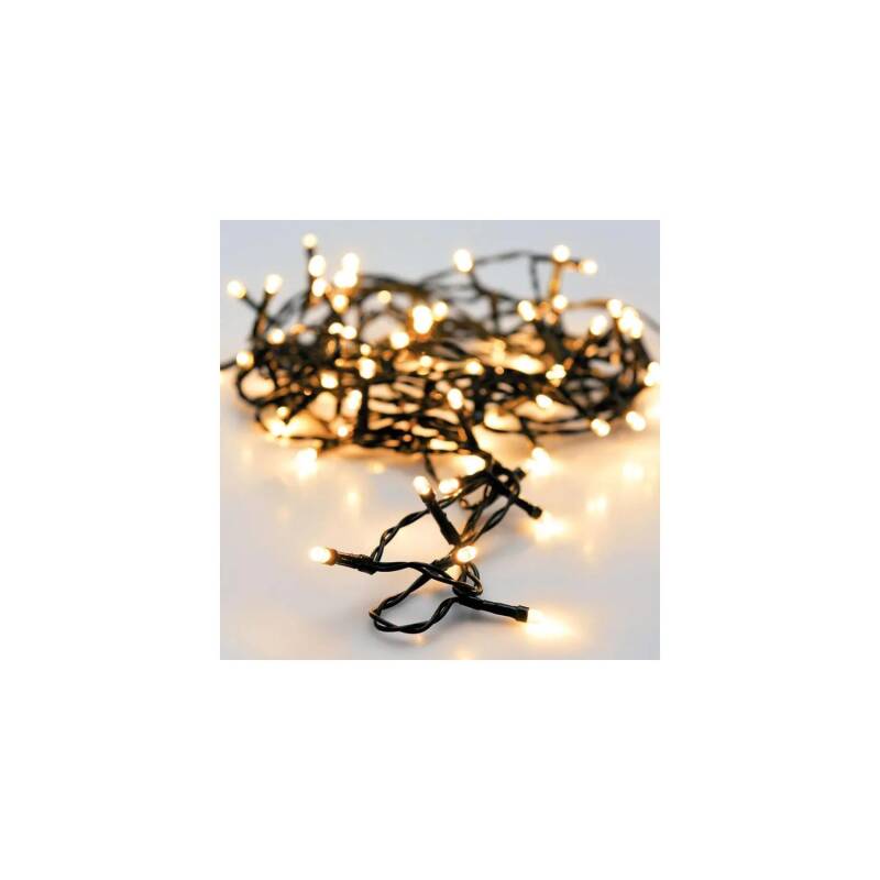 Guirnalda Exterior Cable Negro LED con Batería 7.5m