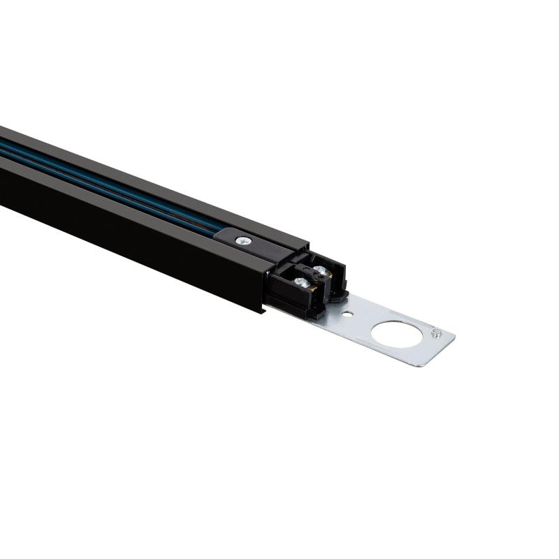 Carril Monofásico Aluminio para Focos LED 1 Metro