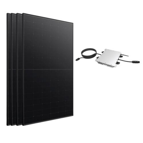 Kit Placas Solares Balcón 2000W con Microinversor DEYE 2000W SUN2000WG4