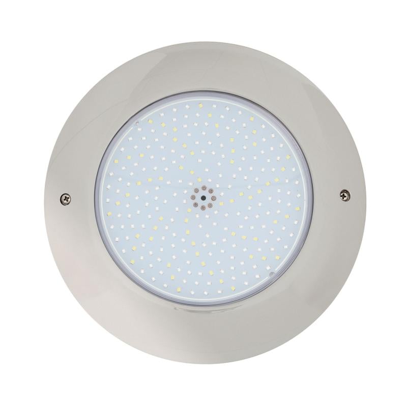 Foco Piscina Superficie LED RGBW Sumergible 12V DC IP68 Acero Inoxidable 20W