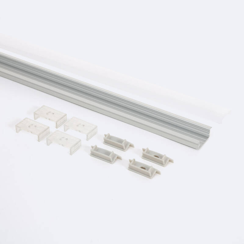 Perfil Aluminio Empotrable para Tira LED hasta 18 mm