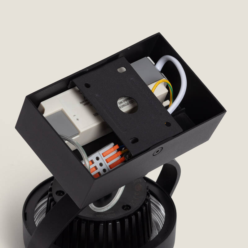Foco LED 15W CREE de Superficie Direccionable AR111 Regulable Negro