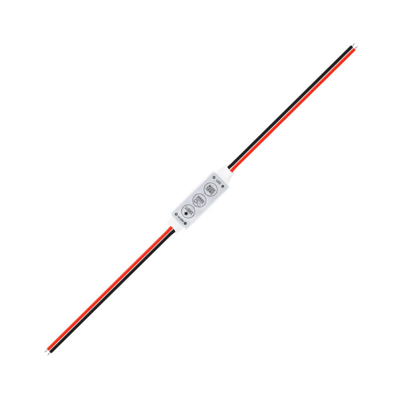 Controlador Regulador Mini Tira LED Monocolor 12-24V DC