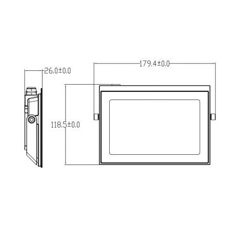 Foco Proyector LED 50W 120 lm/W IP65 S3