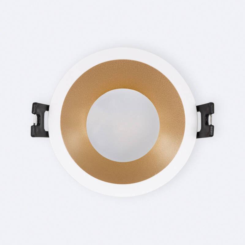 Foco Downlight Cónico GU10 6W Corte Ø 75 mm PC