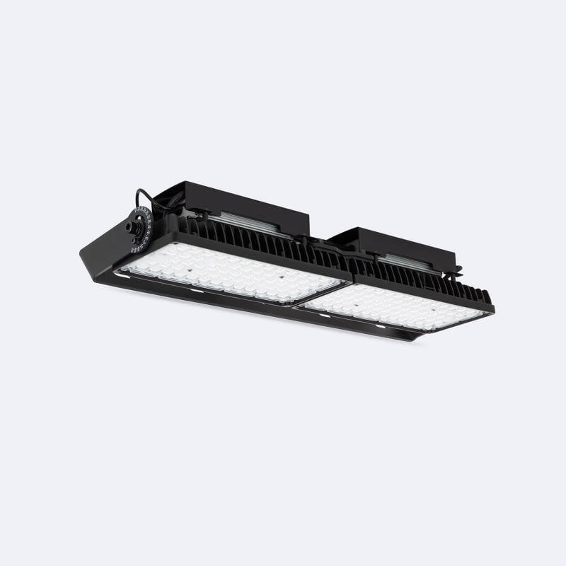 Foco Proyector LED 400W Stadium 160 lm/W IP66 LIFUD Regulable 0-10V Horizontal Blanco Cálido 3000K Óptica Asimétrica Polarizada 50º