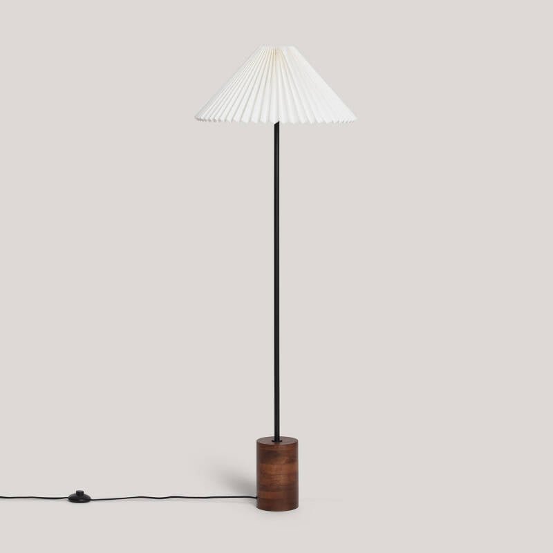 Lámpara de Pie Madera Leonessa  ILUZZIA