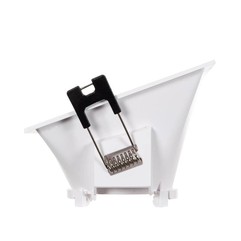 Aro Downlight Cuadrado 45º Bajo UGR para Bombilla LED GU10 / GU5.3 Corte 85 x 85 mm