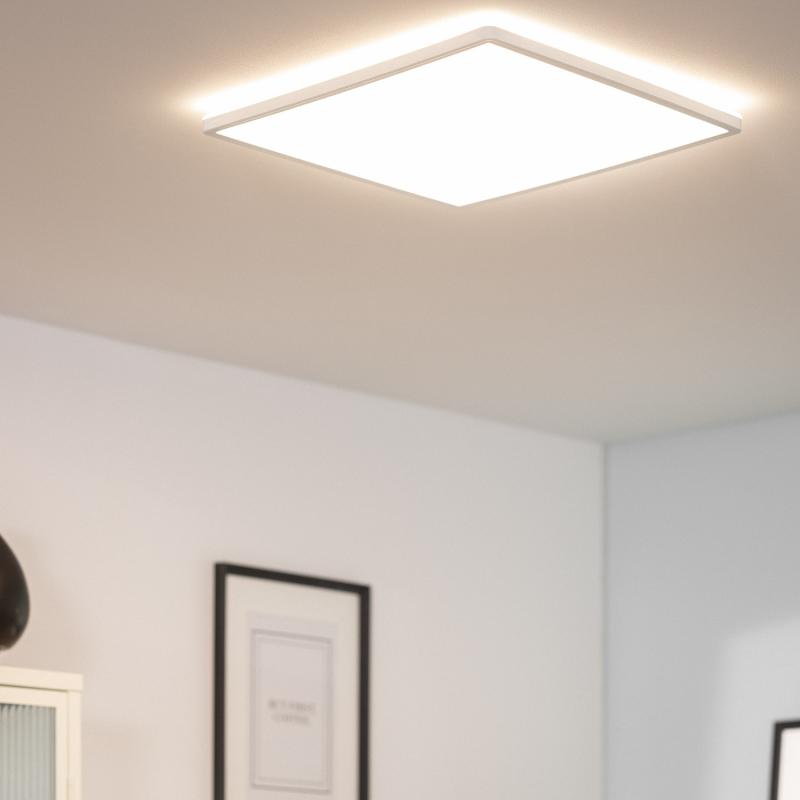 Plafón LED 24W Cuadrado SwitchCCT Seleccionable 420x420 mm Doble Cara