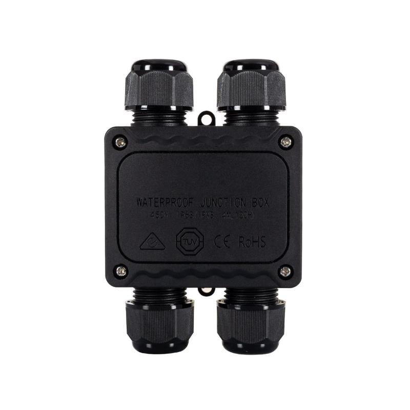 Caja Estanca de Empalmes en H 128x80x40 mm 4 Conos IP68
