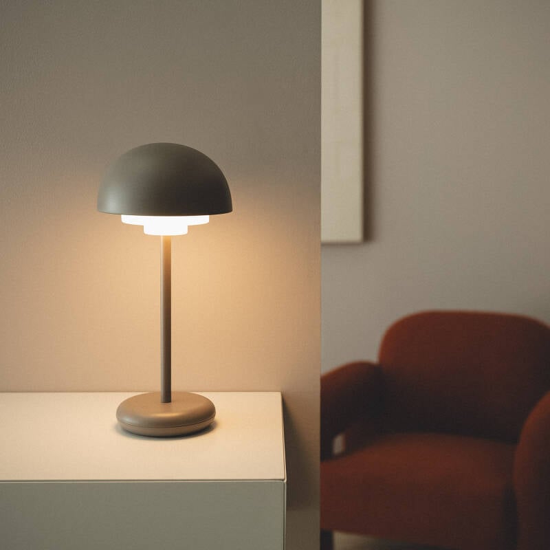 Lámpara de Mesa LED Portátil Exterior con Batería USB Recargable Galdan
