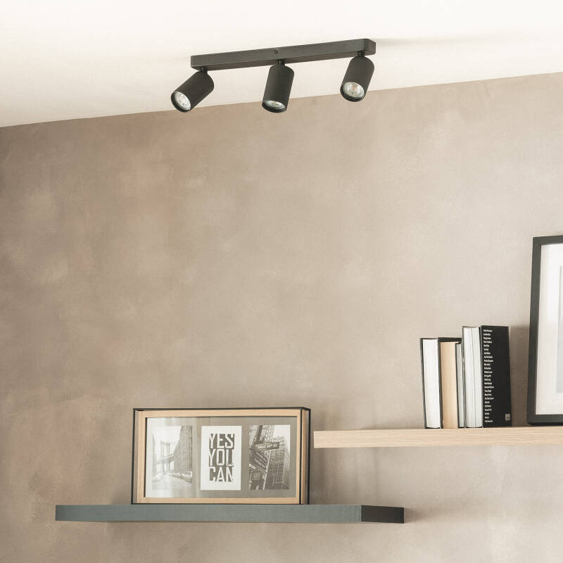 Aplique de Techo Aluminio Breixo 3 Focos