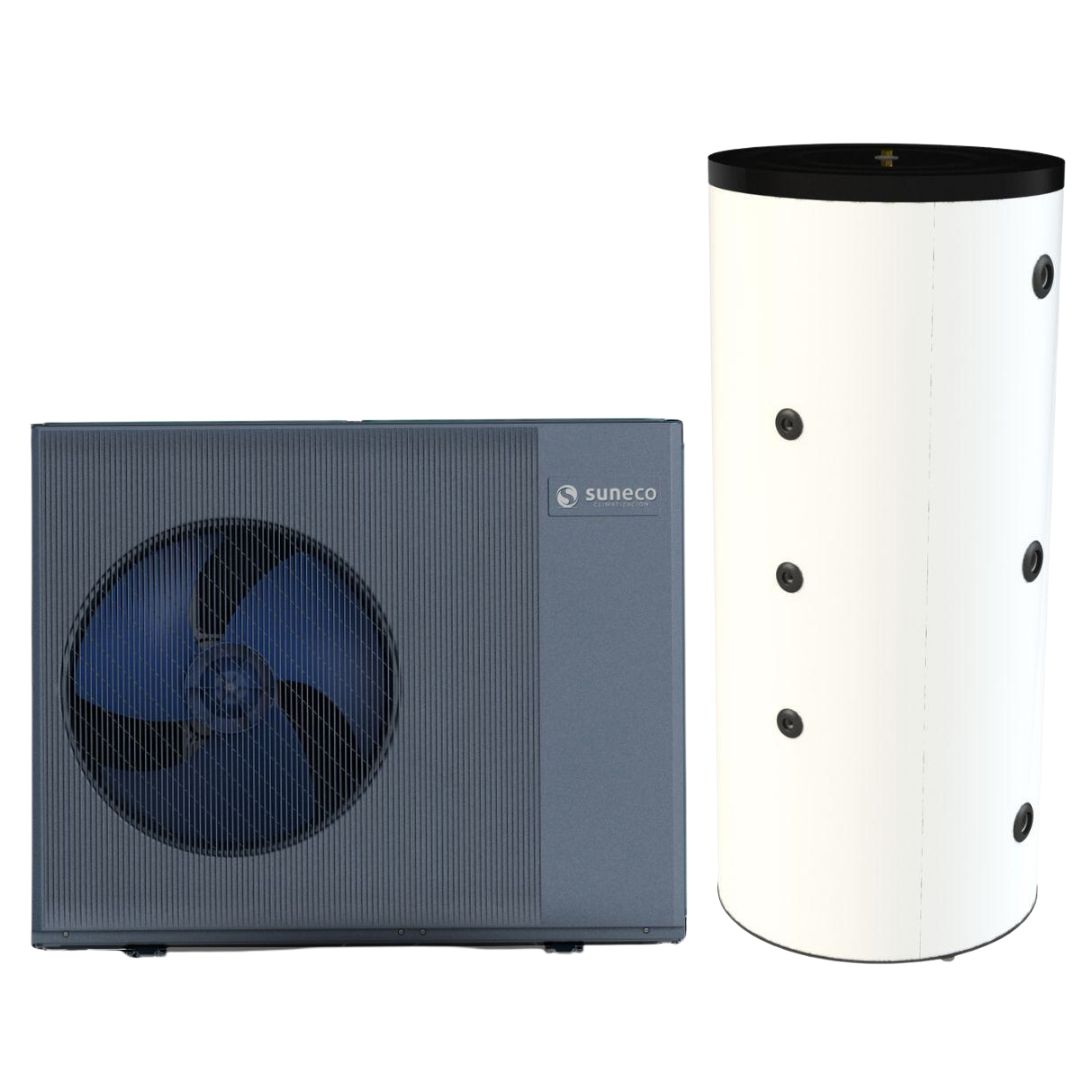 Kit Aerotermia para 300 m2 con Bomba de Calor Alta Temperatura Suneco 16kW