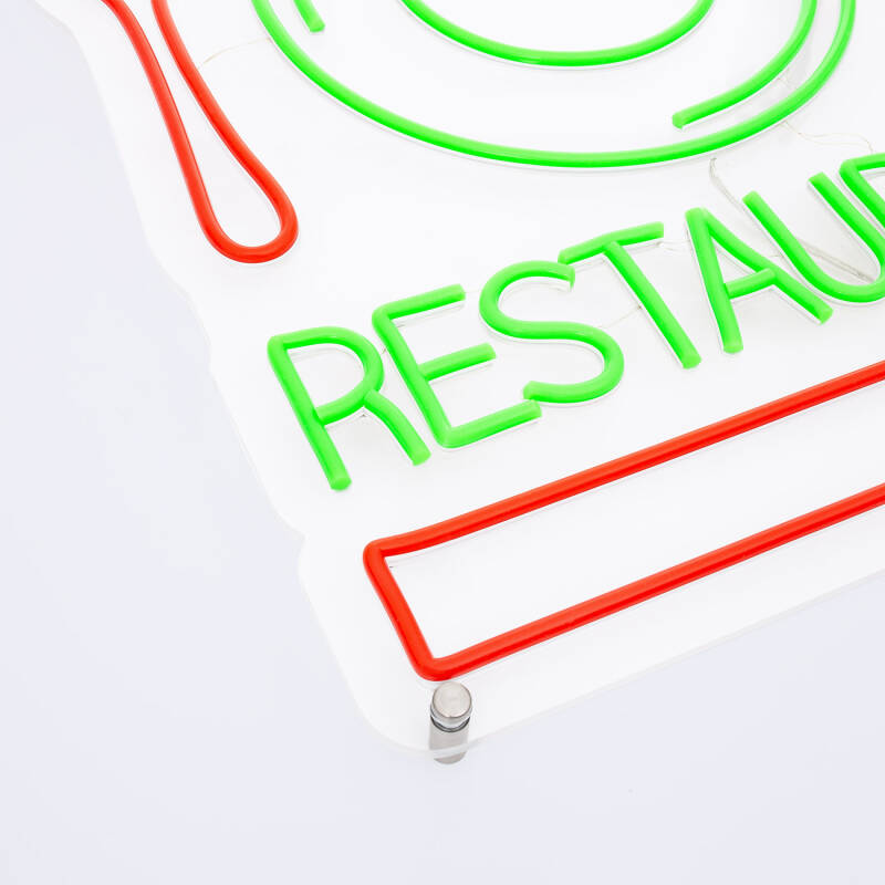 Cartel Neón LED Restaurant