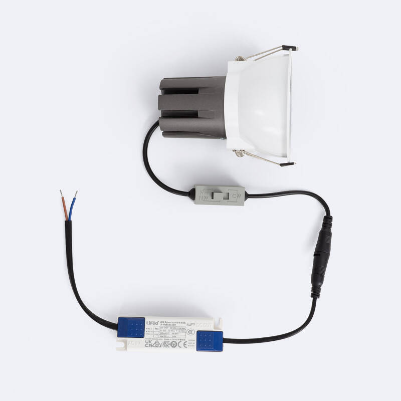 Foco Downlight LED 5W / 7W Cónico Areni Corte Ø 75 mm