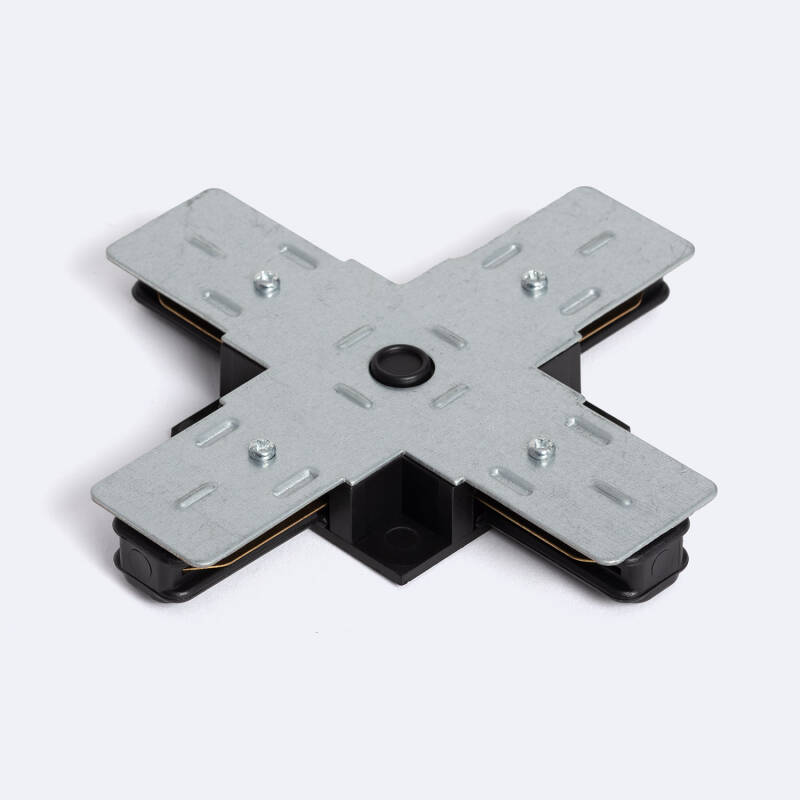 Conector Tipo X para Carril Monofásico Empotrable Aluminio