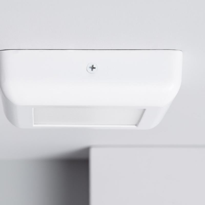 Plafón LED 6W Cuadrado Metal 122x122 mm Design White