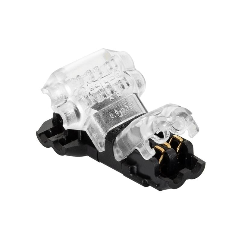 Conector Tipo T de 2 Polos de Cable No Pelado de 0.5mm para Tira LED IP40