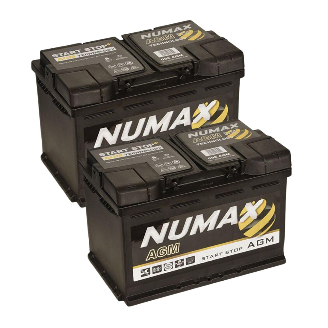 Pack 2 unidades de la Batería 70AH AGM 12V Numax