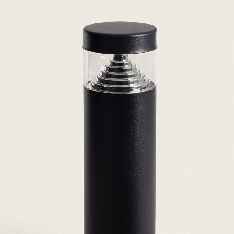 Baliza Exterior LED 5W Superficie Pie 50cm Acero Inoxidable Inti Negro