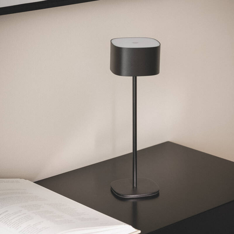 Lámpara de Mesa LED Portátil Exterior con Batería USB Recargable Mounka Square