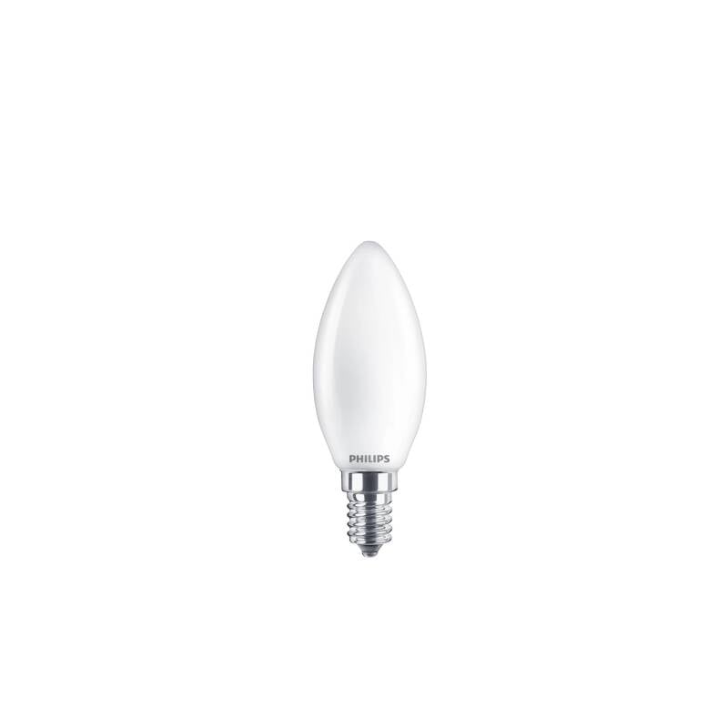 Bombilla Filamento LED E14 4,3W 470 lm BA38 PHILIPS Candle