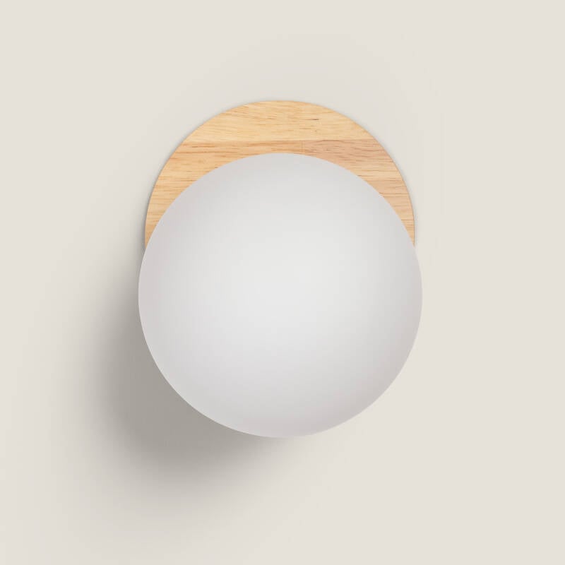 Aplique de Pared de Madera Kamulo