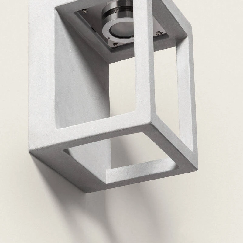 Aplique de Pared Exterior LED Regulable 6W Cemento Varex
