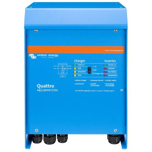 Inversor Victron Quattro 3000VA 24V 70+50A