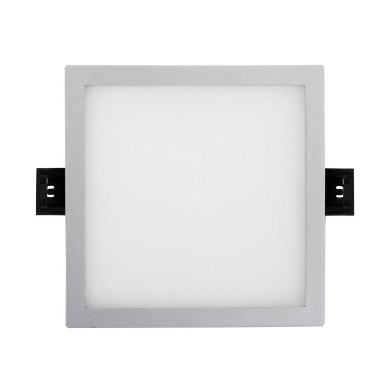 Placa LED 8W Cuadrada High Lumen LIFUD Corte Ø 75 mm Silver