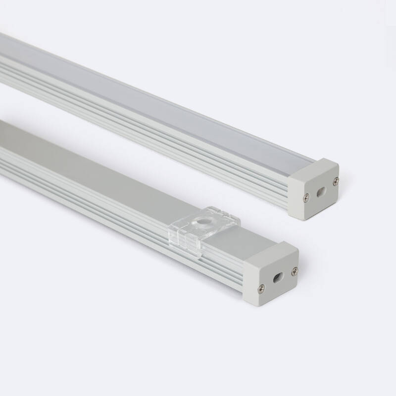 Perfil Aluminio Estanco IP65 Superficie 2m para Tira LED hasta 10 mm